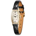 ROSEMONT mini 14K Gold Damenuhren im vintage Look schwarz