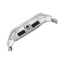 CASIO Digital Funkuhr LCD Wave Ceptor 5 Metalllband