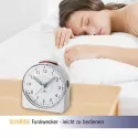 TFA Sunrise Funkwecker Sweep Silent weiss
