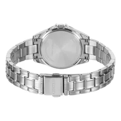 CITIZEN Damen-Funkuhr Eco-Drive Solar Edelstahl blau