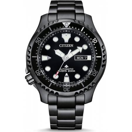 CITIZEN Promaster Diver Automatik Taucheruhr Stahl schwarz