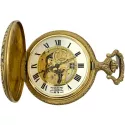 Vintage Entenjagd Taschenuhr Handaufzug Skelett bronc