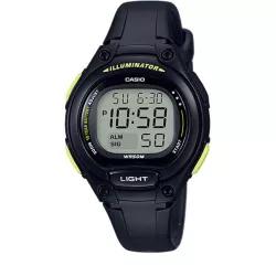 CASIO LCD Illuminator Sportuhr klein schwarz