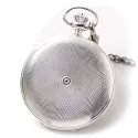 Klassik Taschenuhr Handaufzug Silber Numbers