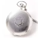 Klassik Taschenuhr Handaufzug Silber Numbers