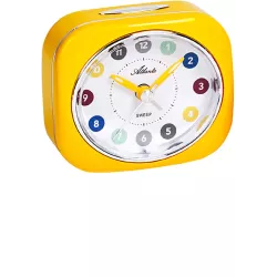 ATLANTA Kinderwecker Sweep Silent gelb