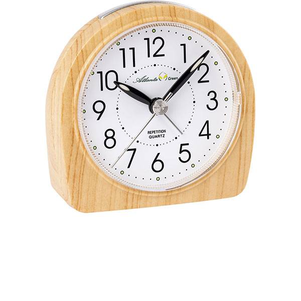 ATLANTA Arboblend Sweep Silent Wecker, hellbraun ATLANTA Arboblend Sweep Silent Wecker, hellbraun