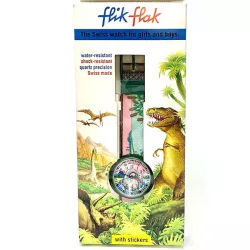 FLIK FLAK Kinderuhr Dino grün Brachiosaurus