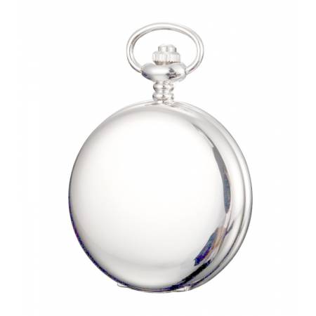 Klassik Taschenuhr Handaufzug Aerowatch Savonette Silber