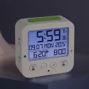 TFA Bingo Nachtlicht Funkwecker Thermometer  2 Alarme weiss