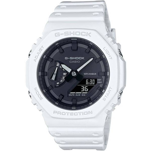 G-SHOCK Digi-Analoguhr CasiOak, Carbon Core weiss G-SHOCK Digi-Analoguhr CasiOak, Carbon Core weiss
