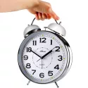 ATLANTA Glockenwecker Sweep Silent mit Licht 23cm