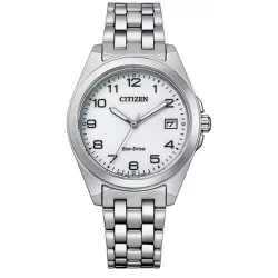 CITIZEN Elegant Lady Eco-Drive Solaruhr Edelstahl Zahlen
