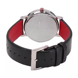 MONDAINE Classic 40 grosse Schweizer Bahnhofsuhr poliert