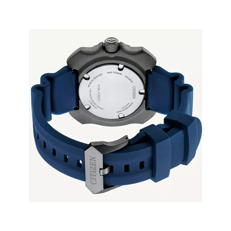 CITIZEN Promaster Eco-Drive Diver Solar Taucheruhr Titan blau