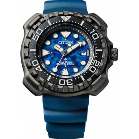 CITIZEN Promaster Eco-Drive Diver Solar Taucheruhr Titan blau