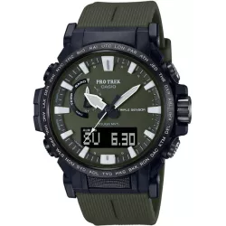 CASIO Pro Trek Funk-Solar Alti-Baro-Thermo-Kompass oliv