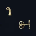 Ohrstecker Baslerstab in 14 Karat Gold