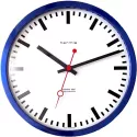 HERMLE Grand Central Station Funkwanduhr blau