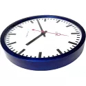 HERMLE Grand Central Station Funkwanduhr blau