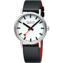 MONDAINE Classic 40 grosse Schweizer Bahnhofsuhr matt