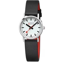 MONDAINE Classic 30 Bahnhofsuhr SBB poliert