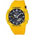 G-SHOCK Analog-Digitaluhr CasiOak Carbon Core Solar gelb