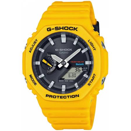 G-SHOCK Analog-Digitaluhr CasiOak Carbon Core Solar gelb