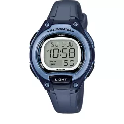 CASIO LCD Illuminator Sportuhr klein blau