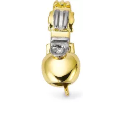 Anhänger Kuhglocke in 18K Gold