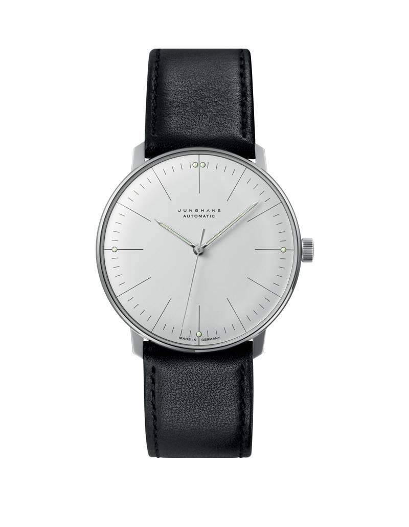 Junghans Max Bill Automatik Uhr mit Lederband 027 3501.02