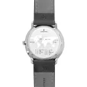 Junghans MAX BILL 38 Mega Solar Funkuhr Titan hellgrau Zahlen