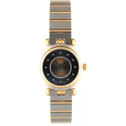 ZENO Echlle Ronde kleine Quartz Damenuhr bicolor