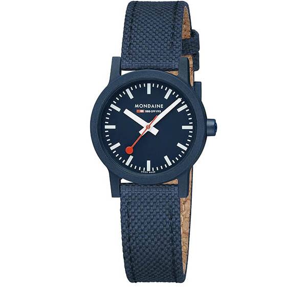 MONDAINE Essence 32, Bahnhofsuhr oean blau MONDAINE Essence 32, Bahnhofsuhr oean blau