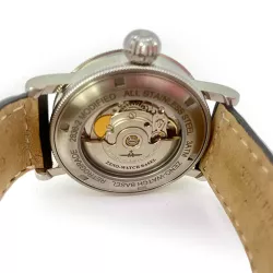 ZENO-WATCH BASEL Retrograde Automatikuhr Regulator silber