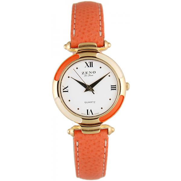 ZENO, Printemps 34, Quartzuhr, orange, gross ZENO, Printemps 34, Quartzuhr, orange, gross