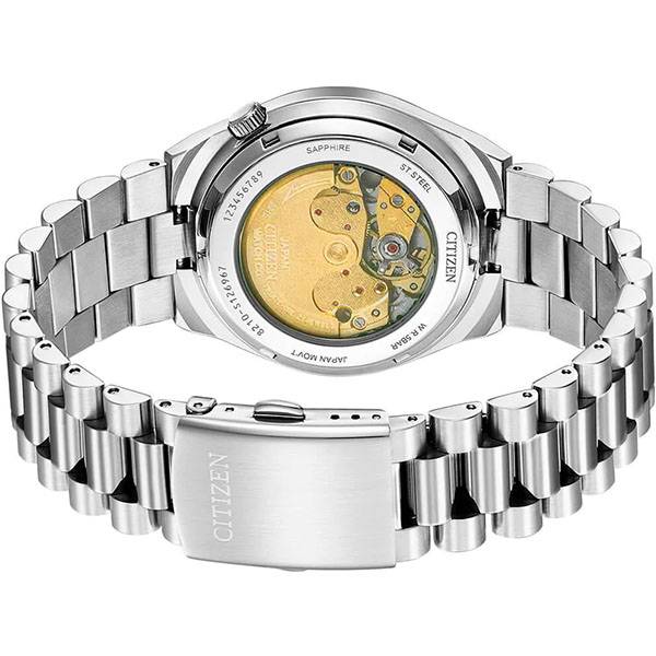 Citizen Herren Analog Automatic Uhr mit Edelstahl ArmbandTsuyosa