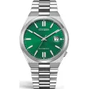 CITIZEN Tsuyosa Retro Automatik Uhr Stahl grün