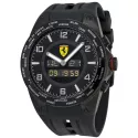 FERRARI World Time Digi-Analog Quartzuhr schwarz