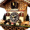 Kuckucksuhr Chalet Swiss Holz Q-Wanduhr Kühe