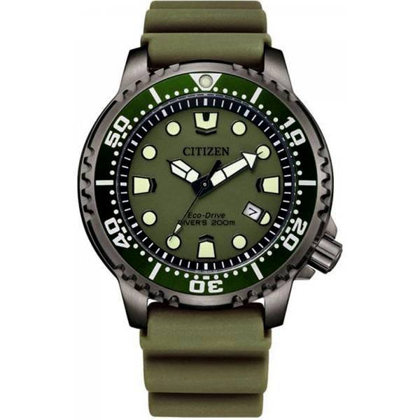 CITIZEN Promaster Eco-Drive Diver, Solar Taucheruhr, Khaki