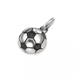 Anhänger Fussball 10mm in Silber