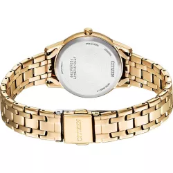 CITIZEN Elegant Lady Eco-Drive Solaruhr Stahl ros