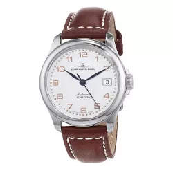 ZENO-WATCH BASEL Retro Basic Automatik Uhr Datum weiss/ros