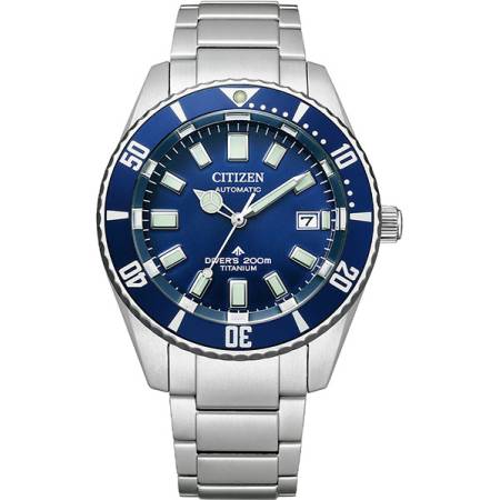 CITIZEN Promaster Diver Automatik Taucheruhr 41 Titan blau
