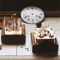 LE CASTEL Neuenburger Pendule Duchesse Email 51cm
