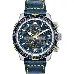 CITIZEN Blue Angels Promaster Super Skyhwak Funk-Solaruhr Leder