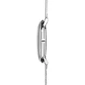 Junghans MAX BILL 33 Quartzuhr Stahl hellgrau Index Mesh