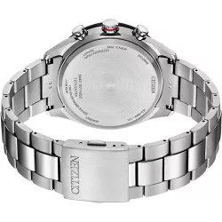 CITIZEN Elegant Weltzeit Eco Drive Solar Funkuhr Titan blau
