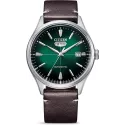 CITIZEN Retro Automatik Uhr C7 Day Date Stahl grün